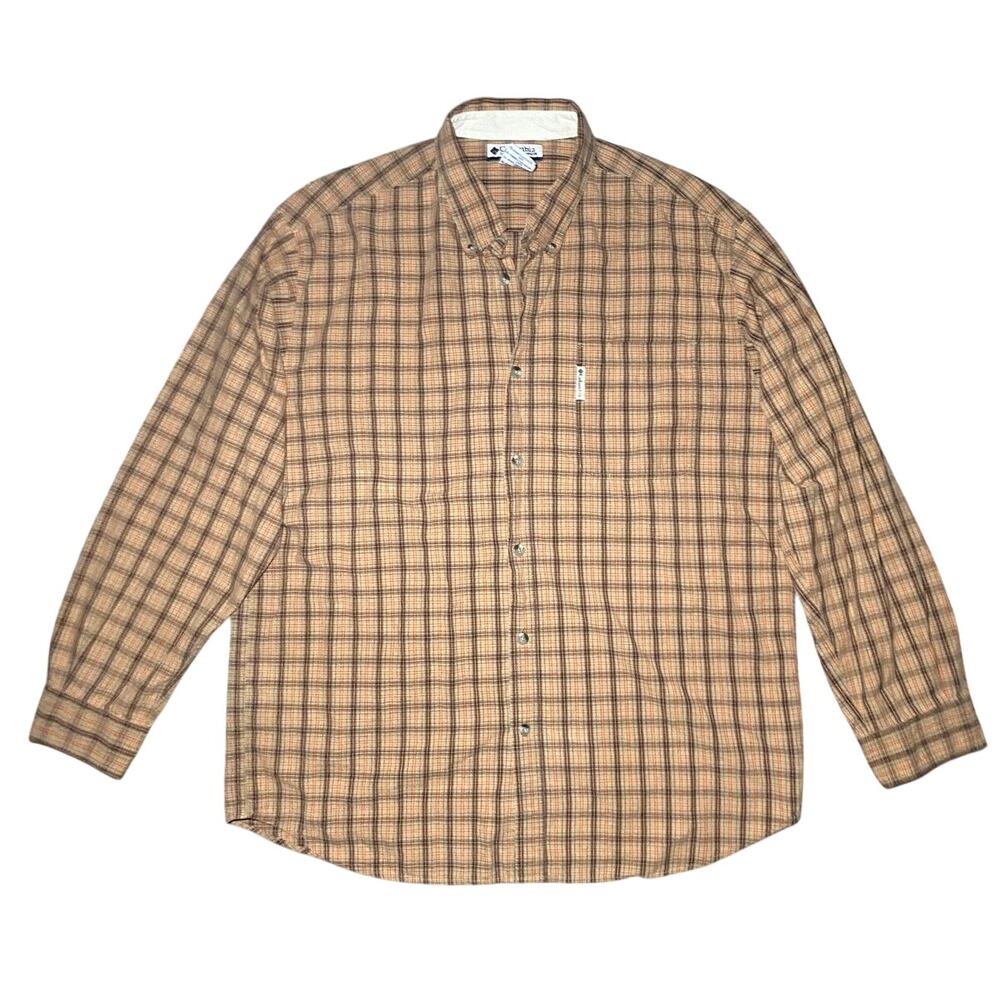 Columbia XL Plaid Flannel Button-Up - Great Condition!